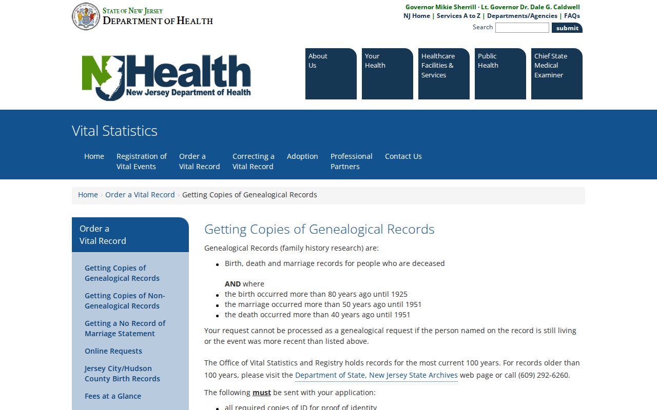 Hamilton Township residents directory vital statistics service